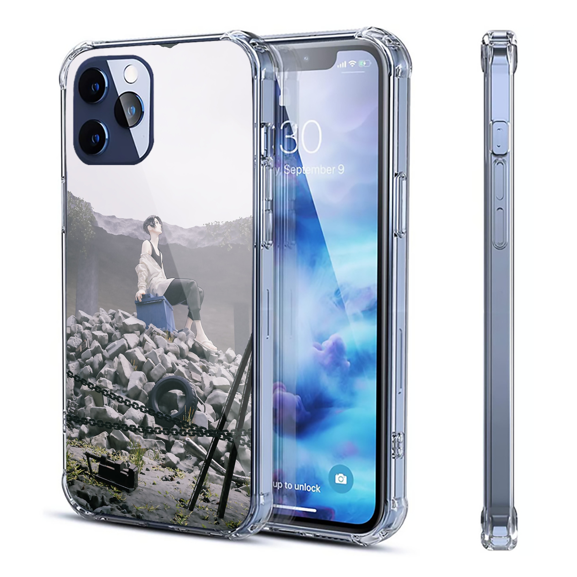 （画像用） 東京リベンジャーズ Tokyo Revengers 【iPhone 12シリーズ対応】透明スマホケース（クリアソフトケース）